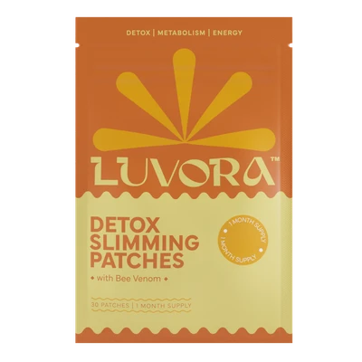 Luvora Detox Slimming Patches -pussi, 30 mehiläismyrkkyä sisältävää laihdutuslaastaria
